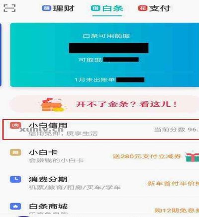白条加油额度取现步骤