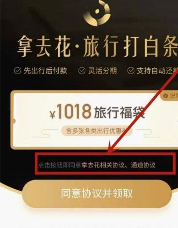 携程拿去花借现金