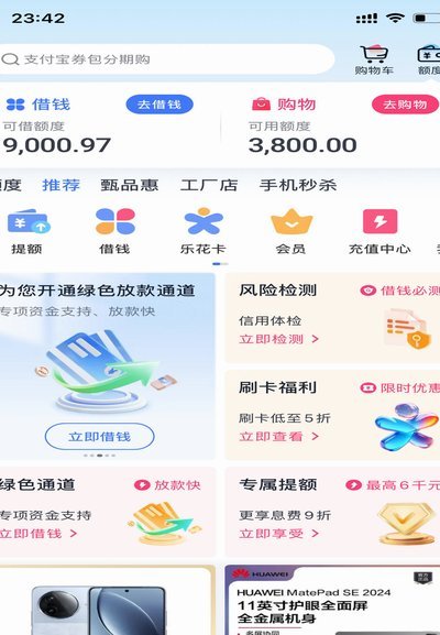 分期乐怎么看借款总额